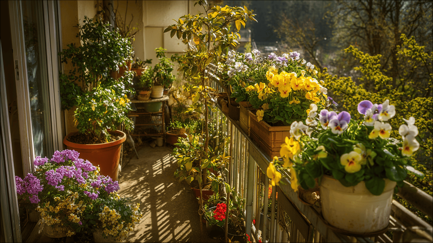 Balkonpflanzen rausstellen im März