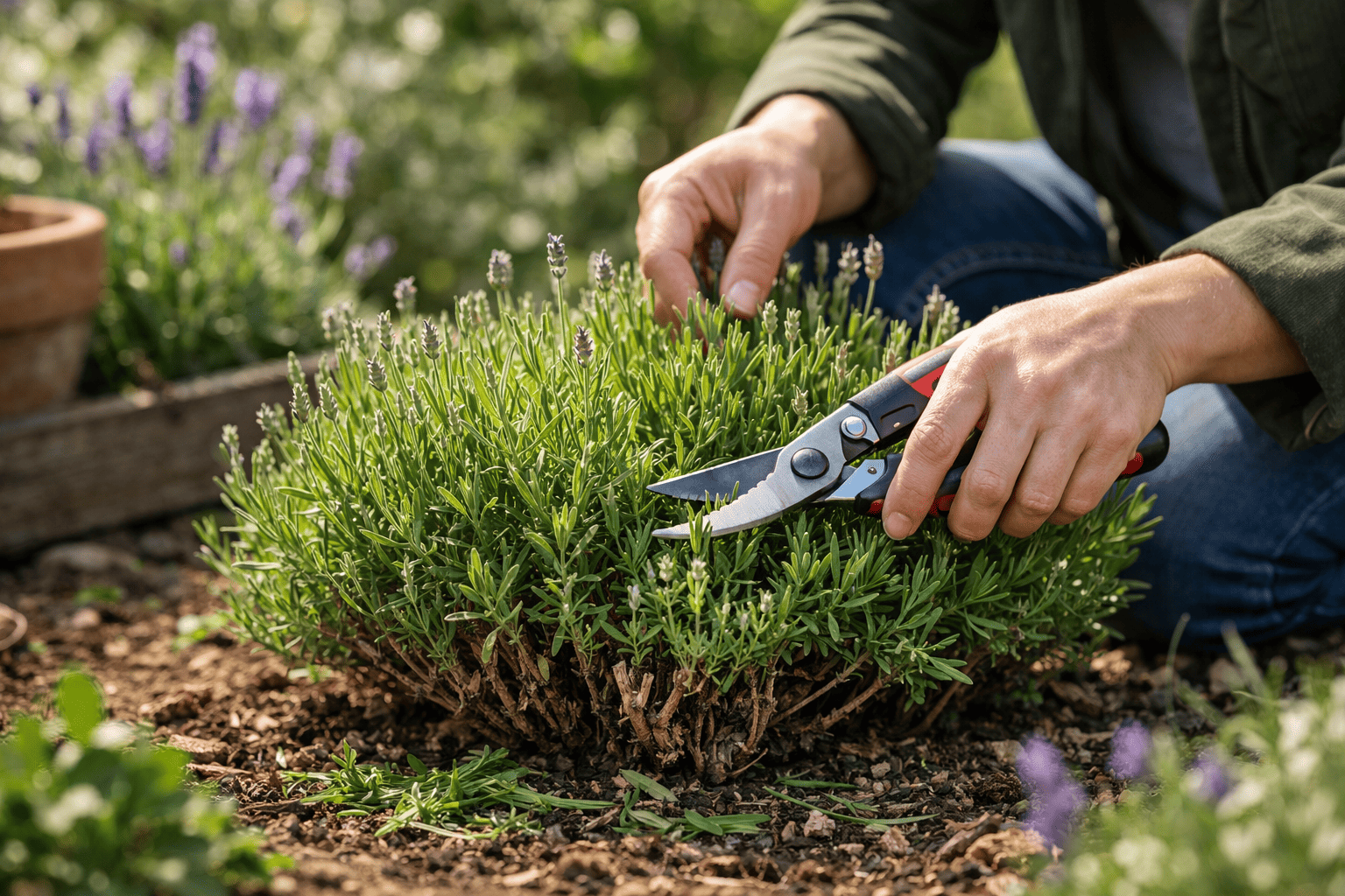 Lavendel im Frühjahr schneiden