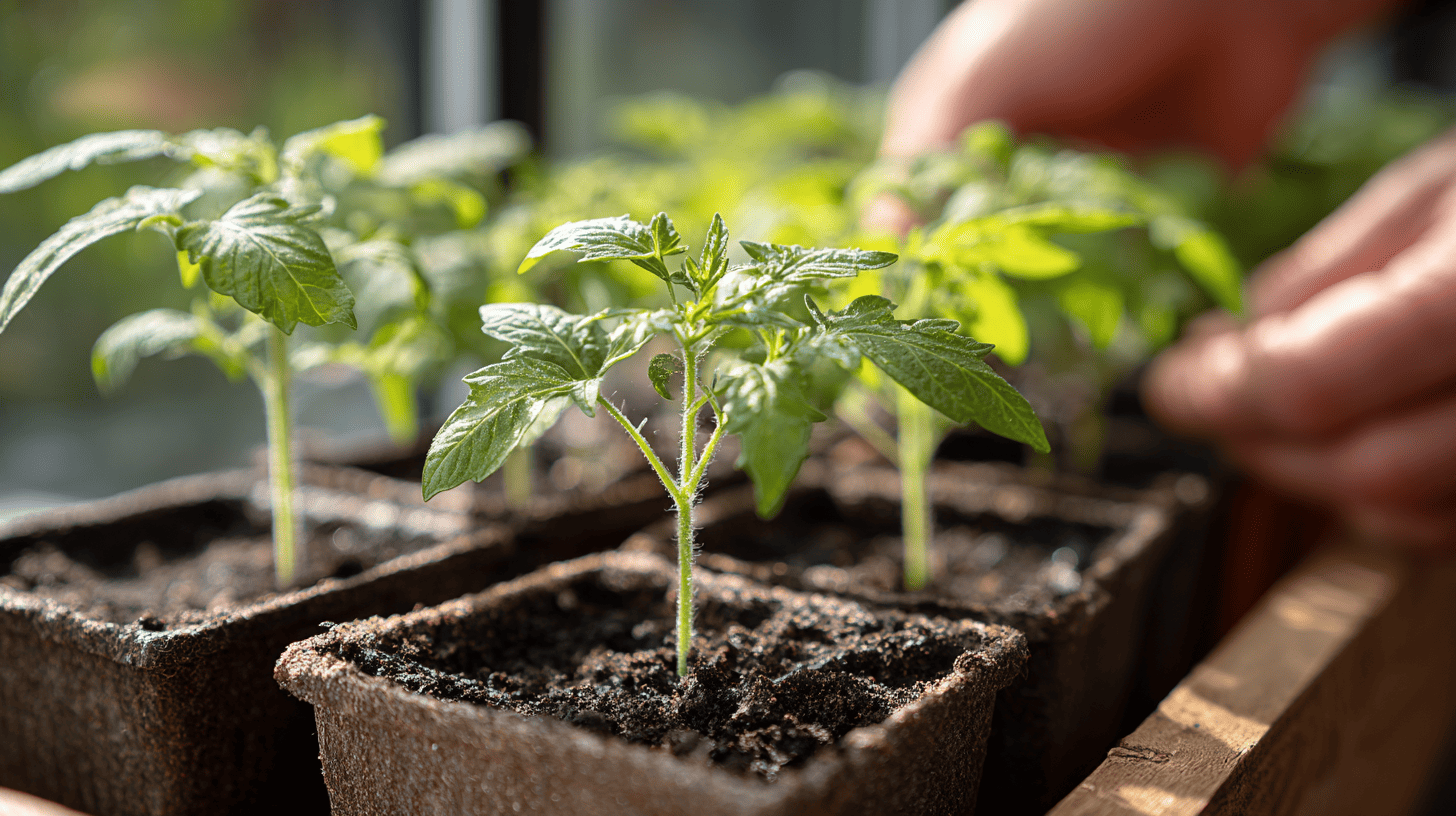Tomaten abhärten im April