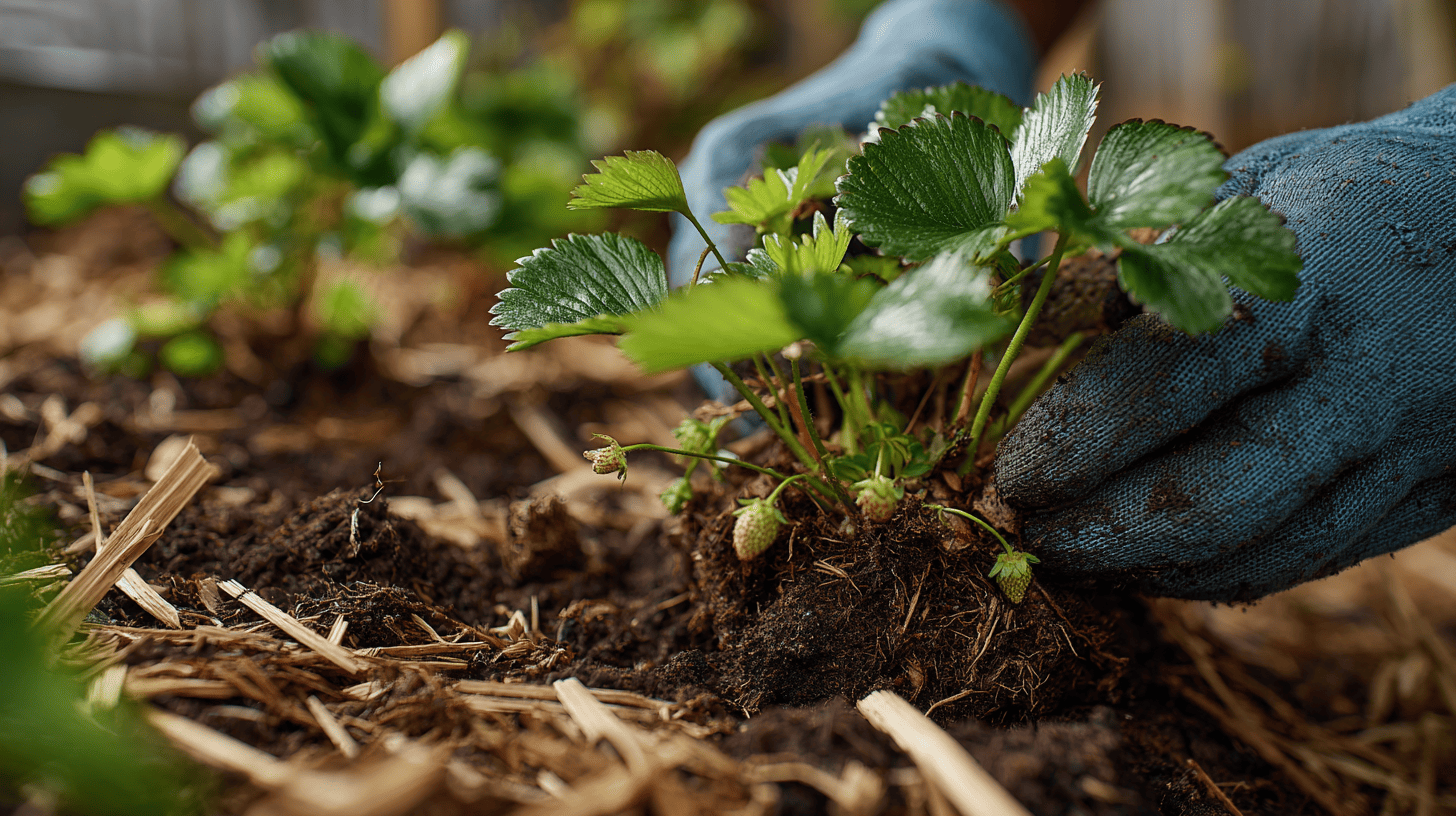 erdbeeren im frühling pflegen