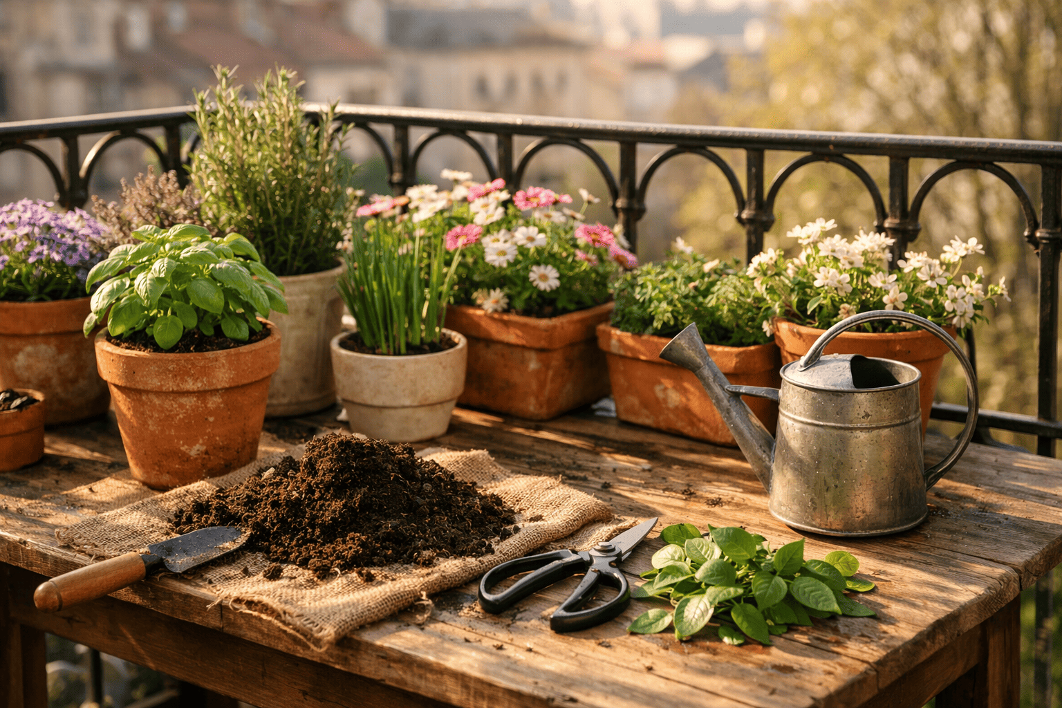 Frühlings-Checkliste für Balkonpflanzen