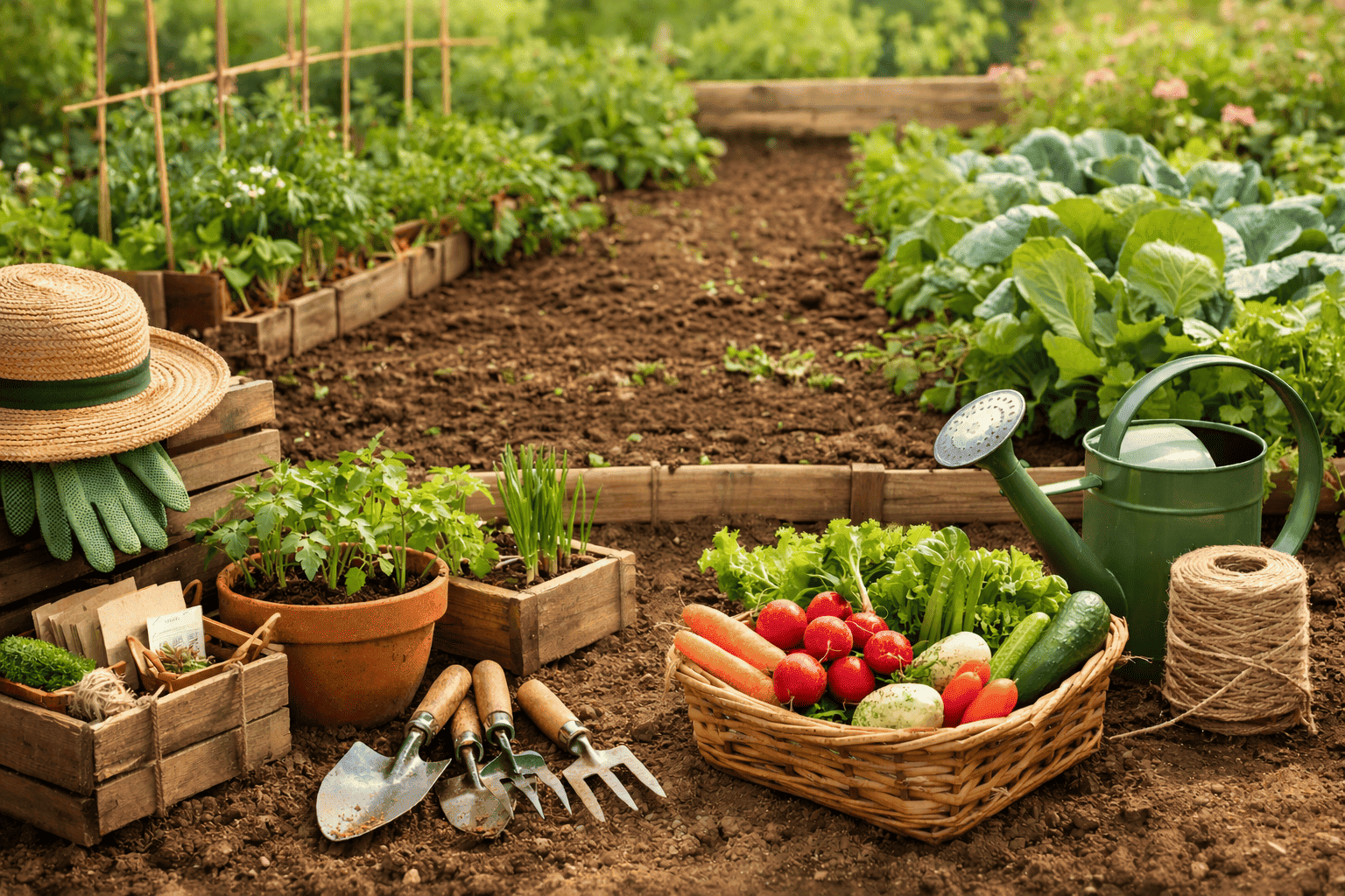 Meine Grundausstattung für den Gemüsegarten