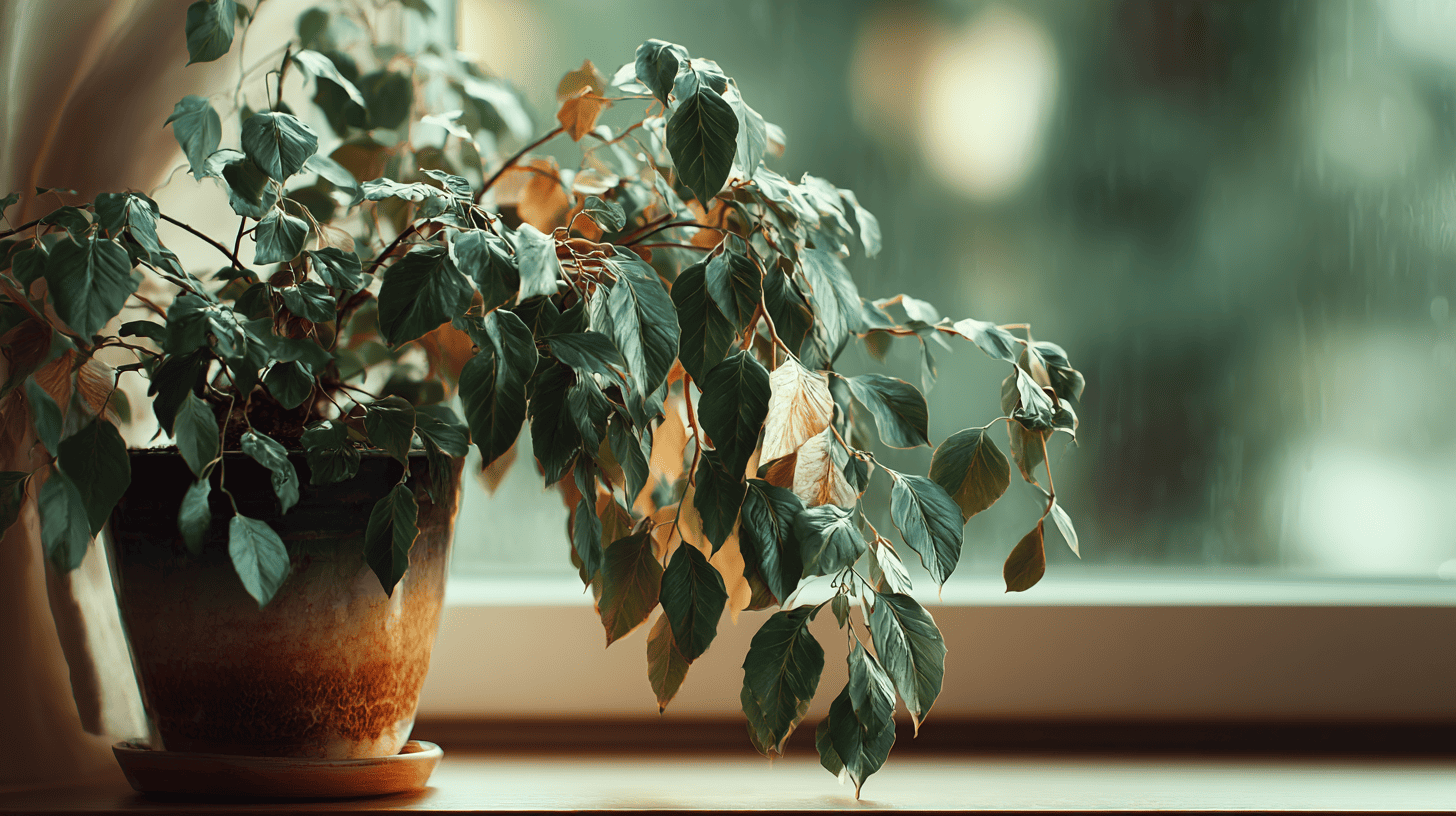 Pflanze hängt schlapp