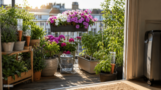 Balkonpflanzen im Urlaub bewässern